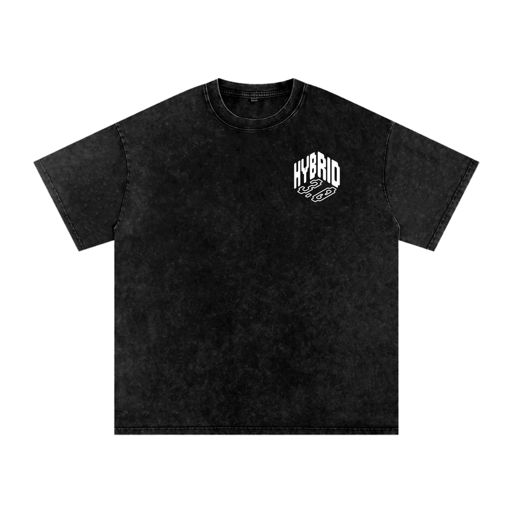 HYBRID 3.0 / Snow Washed Oversized T-Shirt
